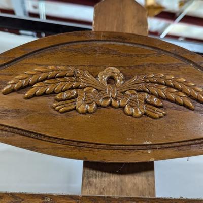 Vintage Wooden Framed Mirror
