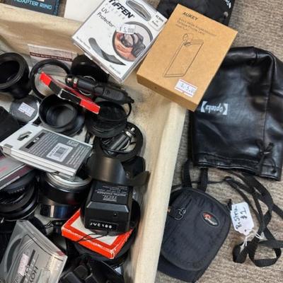 Lot of camera lens,filters and related items