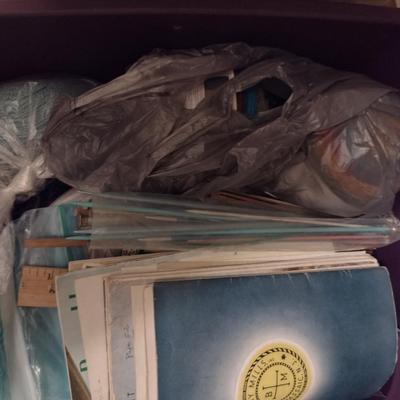 Collection of Yarn, Sewing Goods, and Patterns