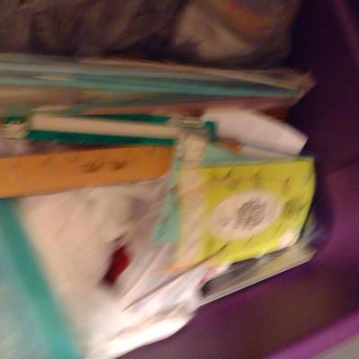 Collection of Yarn, Sewing Goods, and Patterns