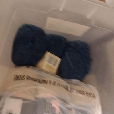 Collection of Yarn, Sewing Goods, and Patterns