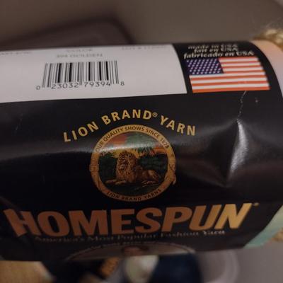 Collection of Yarn, Sewing Goods, and Patterns