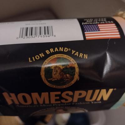 Collection of Yarn, Sewing Goods, and Patterns