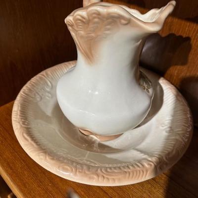 Ceramic Pitcher and bowls
