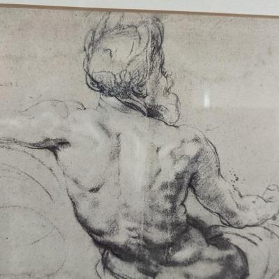 Drawing ??? "Study Of A River" Sir Peter Paul Rubens