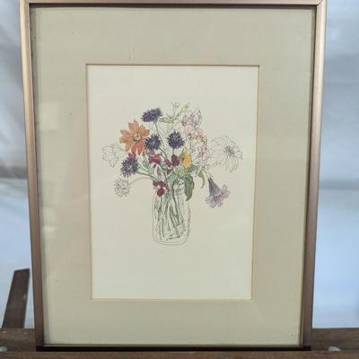 Framed Prints "Spring" & "Wild Flower" By Artist Mary Lou Goertzen