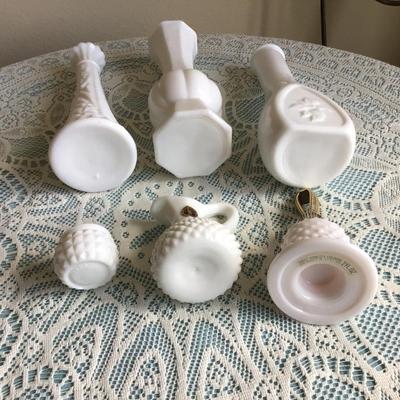Milk Glass Lot Glass