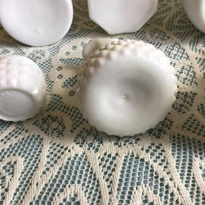 Milk Glass Lot Glass