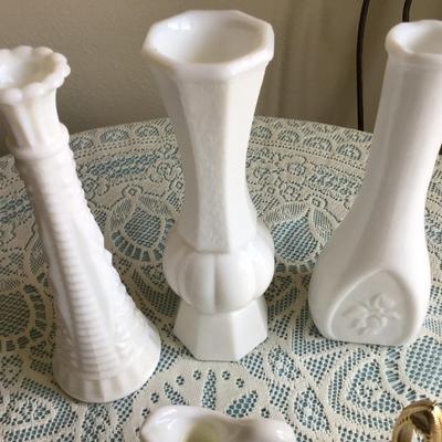 Milk Glass Lot Glass