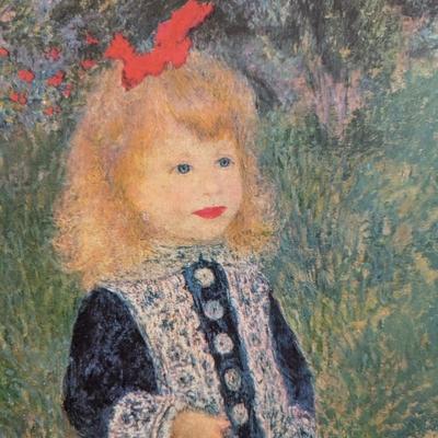 Little Girl Print By Renoir