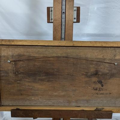Wooden South Carolina State Historic Flag