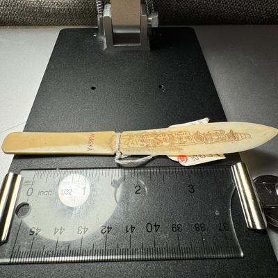 Inuit carved letter opener made of