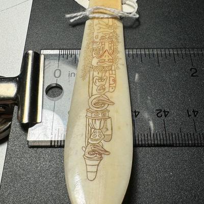 Inuit carved letter opener made of