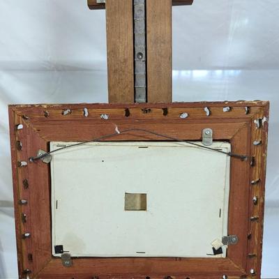 Ornate Framed Landscape Painting Signed By The Artist