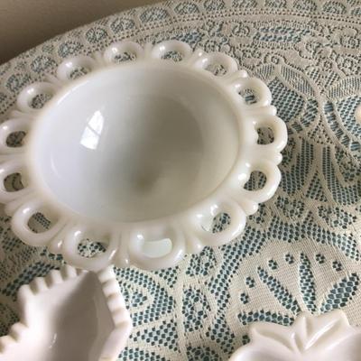 Milk Glass Lot 3