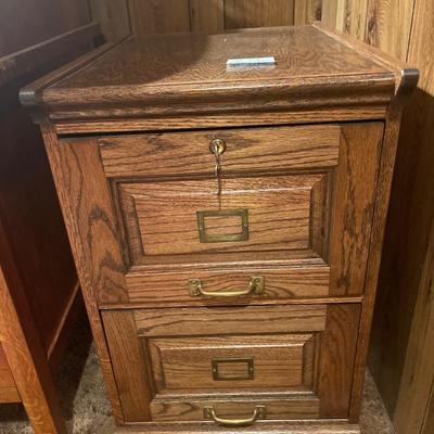 D44-Wooden File Cabinet