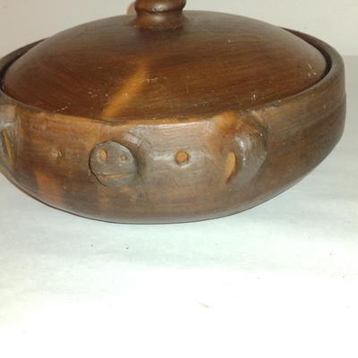 Pig Design Terra Cotta Baker with Lid