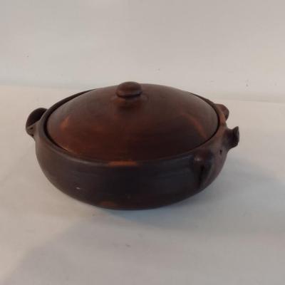 Pig Design Terra Cotta Baker with Lid