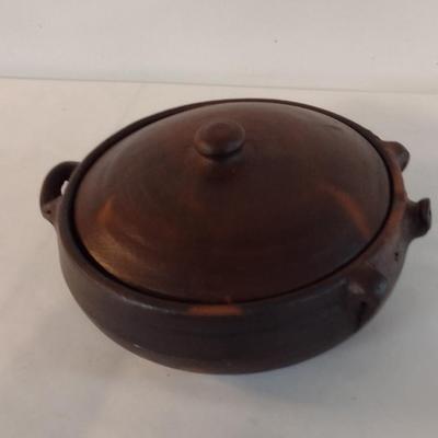 Pig Design Terra Cotta Baker with Lid