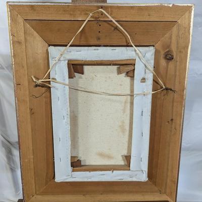 Vintage Framed Art Painting Signed By The Artist