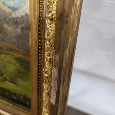 Vintage Framed B. W. Morgan Landscape Painting Signed