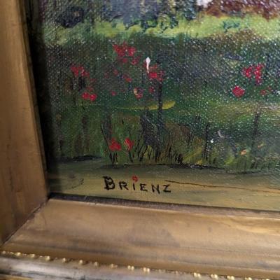 Vintage Framed B. W. Morgan Landscape Painting Signed