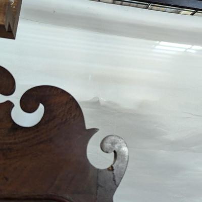 Vintage Wooden Framed Mirror