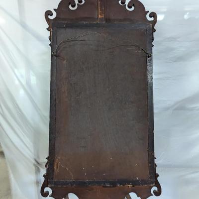 Vintage Wooden Framed Mirror