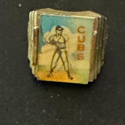 vintage Chicago Cubs flicker ring