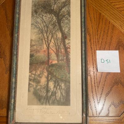 D51-Wallace Nutting Signed Print