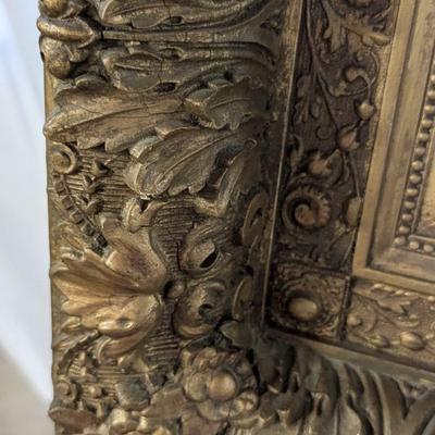 Vintage Ornate Gold Framed Mirror