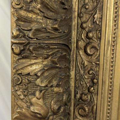 Vintage Ornate Gold Framed Mirror