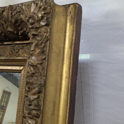 Vintage Ornate Gold Framed Mirror