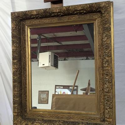 Vintage Ornate Gold Framed Mirror