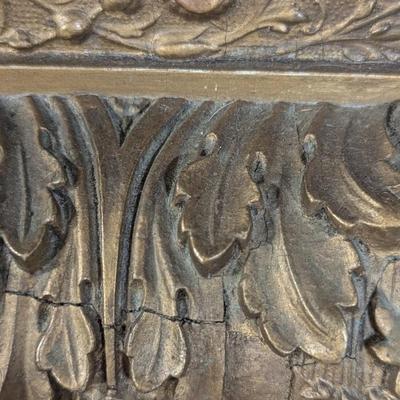 Vintage Ornate Gold Framed Mirror