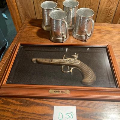 D58-Mugs and Turner Wall Accessory Flintstock Pistol
