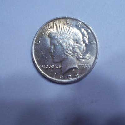 1924 Peace Silver Dollar