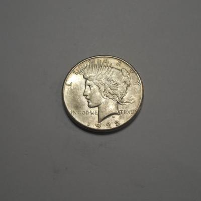 1922-D Peace Silver Dollar
