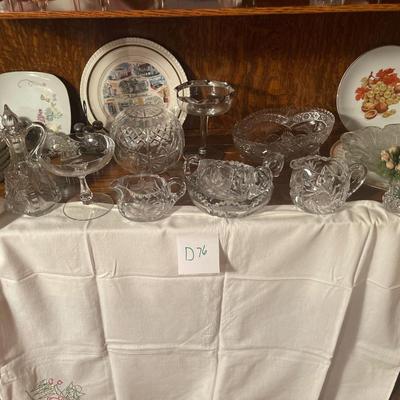 D76-Glassware and China