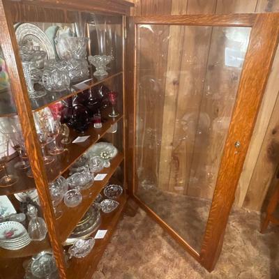 D78-Antique China Cabinet