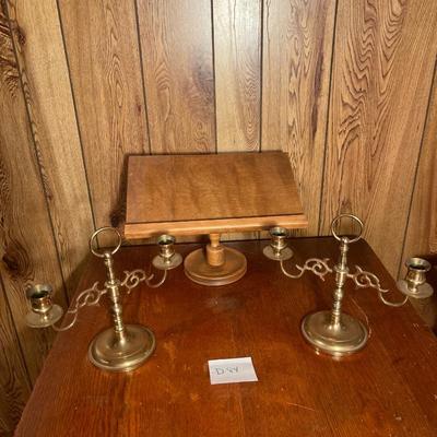 D84-candlestick and book holder