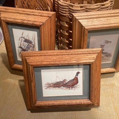 D88- baskets and artwork trio