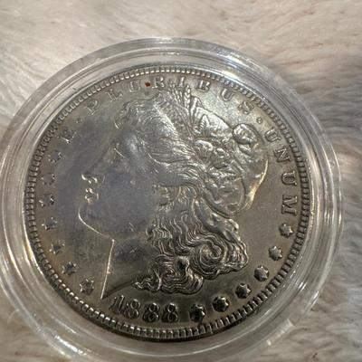 1888 S MORGAN US CCOIN 1$ silver
