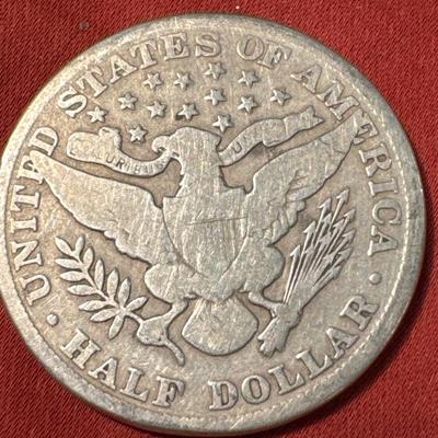 1902 BABER HALF US COIN .50c