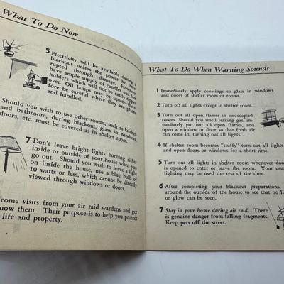 New Orleans “What To Do in an Air Raid”