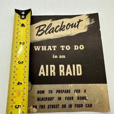 New Orleans “What To Do in an Air Raid”
