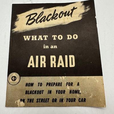 New Orleans “What To Do in an Air Raid”