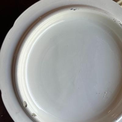 Antique Chamber Pot Transferware Flower