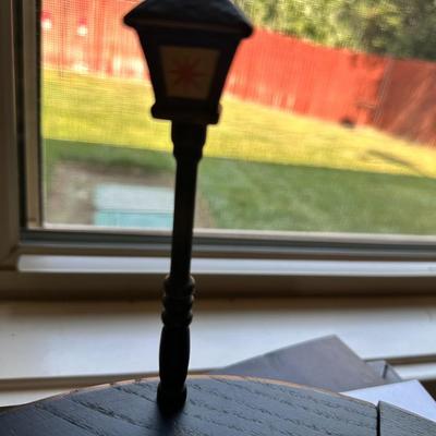 Hummel 2 tier wood display Music Kinder Choir Stage and Light