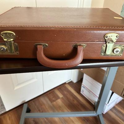 Brown Vintage Briefcase 